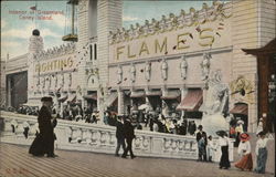 Interior of Dreamland Coney Island, NY Postcard Postcard Postcard