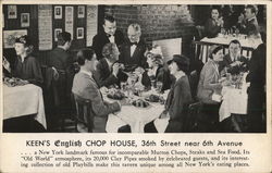 Keen's English Chop House New York, NY Postcard Postcard Postcard