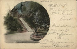 Carpeted Stairway, Prospect Park Postcard