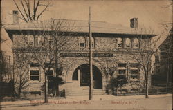 Brooklyn Public Library, Bay Ridge New York Postcard Postcard Postcard