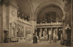 Hall, Metropolitan Museum of Art Postcard