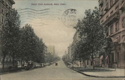 West End Avenue New York City, NY Postcard Postcard Postcard