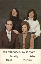 Barrows in Brazil: Dorothy, Helen, Alden & Virginia Postcard