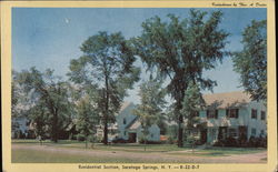 Residential Section Saratoga Springs, NY Postcard Postcard Postcard