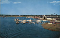 Crosby's Yacht Basin, Cape Cod Postcard