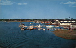 Crosby's Yacht Basin, Cape Cod Postcard