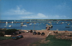 The Harbor and Bathing Beach As Seen From Owen Park Postcard