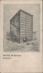 Hotel Buffalo New York Postcard Postcard Postcard