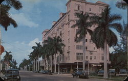 Tropical Street Scene Postcard