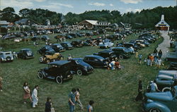 Antique Auto Festival, Boothbay Railway Museum Maine Postcard Postcard Postcard