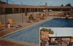 Woodland El Rancho Motel Postcard