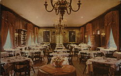 The Colonial Room, General Washington Inn Postcard