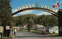 Happy Valley Tent and Trailer Park Calgary, AB Canada Alberta Postcard Postcard Postcard