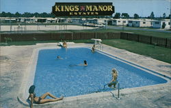 King Manor Estates Postcard