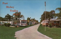 Port Richey Trailer Park Florida Postcard Postcard Postcard