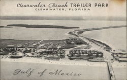 Clearwater Beach Trailer Park Florida Postcard Postcard Postcard