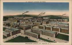 Endicott-Johnson Factories, Binghamton-Johnson City New York Postcard Postcard Postcard