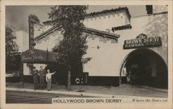 Brown Derby Restaurant Hollywood, CA Postcard Postcard Postcard