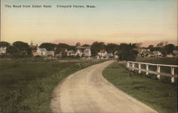 The Road from Cedar Neck Postcard