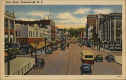 State Street Schenectady, NY Postcard Postcard Postcard