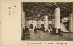 Spacious Lobby of Hotel Times Square New York City, NY Postcard Postcard Postcard