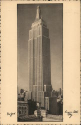 Empire State Building New York City, NY Postcard Postcard Postcard