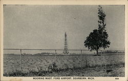 Mooring Mast, Ford Airport Postcard