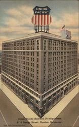 Union Pacific Railroad Headquarters Omaha, NE Postcard Postcard Postcard