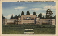 The Last Supper Memorial in Hillcrest Memorial Park Omaha, NE Postcard Postcard Postcard