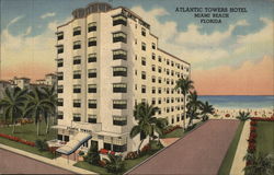 Atlantic Towers Hotel Postcard