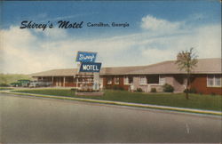 Shirey's Motel Carrollton, GA Postcard Postcard Postcard