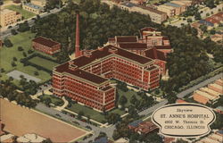 Skyview St. Anne's Hospital and Nurses' Home Postcard