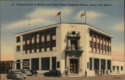 National Bank of Mexico and United States Consulate Offices Postcard