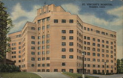 St. Vincent's Hospital Toledo, OH Postcard Postcard Postcard