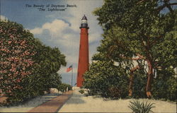 The Beauty of Daytona Beach, The Lighthouse Ponce Inlet, FL Postcard Postcard Postcard