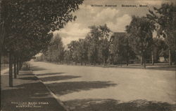 Wilson Avenue Bozeman, MT Postcard Postcard Postcard