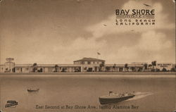 Bay Shore Motel Long Beach, CA Postcard Postcard Postcard