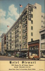 Hotel Stewart Postcard