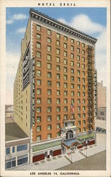 Hotel Cecil, 7th and Main Streets Los Angeles, CA Postcard Postcard Postcard