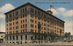 Army and Navy Y. M. C. A. Postcard