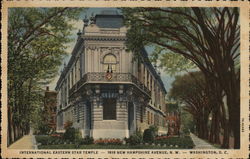 International Eastern Star Temple Postcard