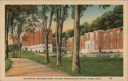 The Hospital and Nurses Home at the Veterans Administration Facility Postcard