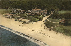 Aerial View, Bay View House Postcard