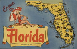 Come to Florida Postcard