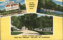 Lazy Acres Motel Postcard