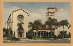 Mottell's Mortuary & Chapel Long Beach, CA Postcard Postcard Postcard