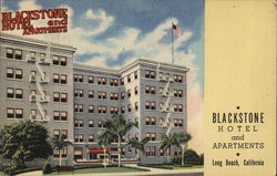 Blackstone Hotel and Apartments Long Beach, CA Postcard Postcard Postcard