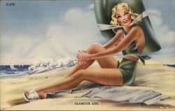 Glamour Girl Postcard