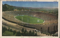 Memorial Stadium, University of California Berkeley, CA Postcard Postcard Postcard