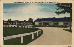 Antlers Motor Court Postcard